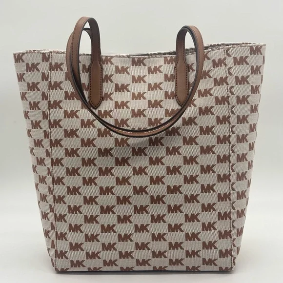 Michael Kors Vincent Large Logo Jacquard Tote Bag with Card Case NWT - Picture 4 of 15